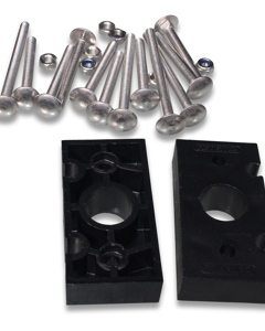 Befestigungssatz f/Verschlussklappe PU f/Stellmotor